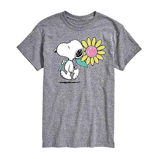 Mens Short Sleeve Peanuts Graphic T-Shirt