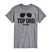 Mens Short Sleeve Top Dad Graphic T-Shirt