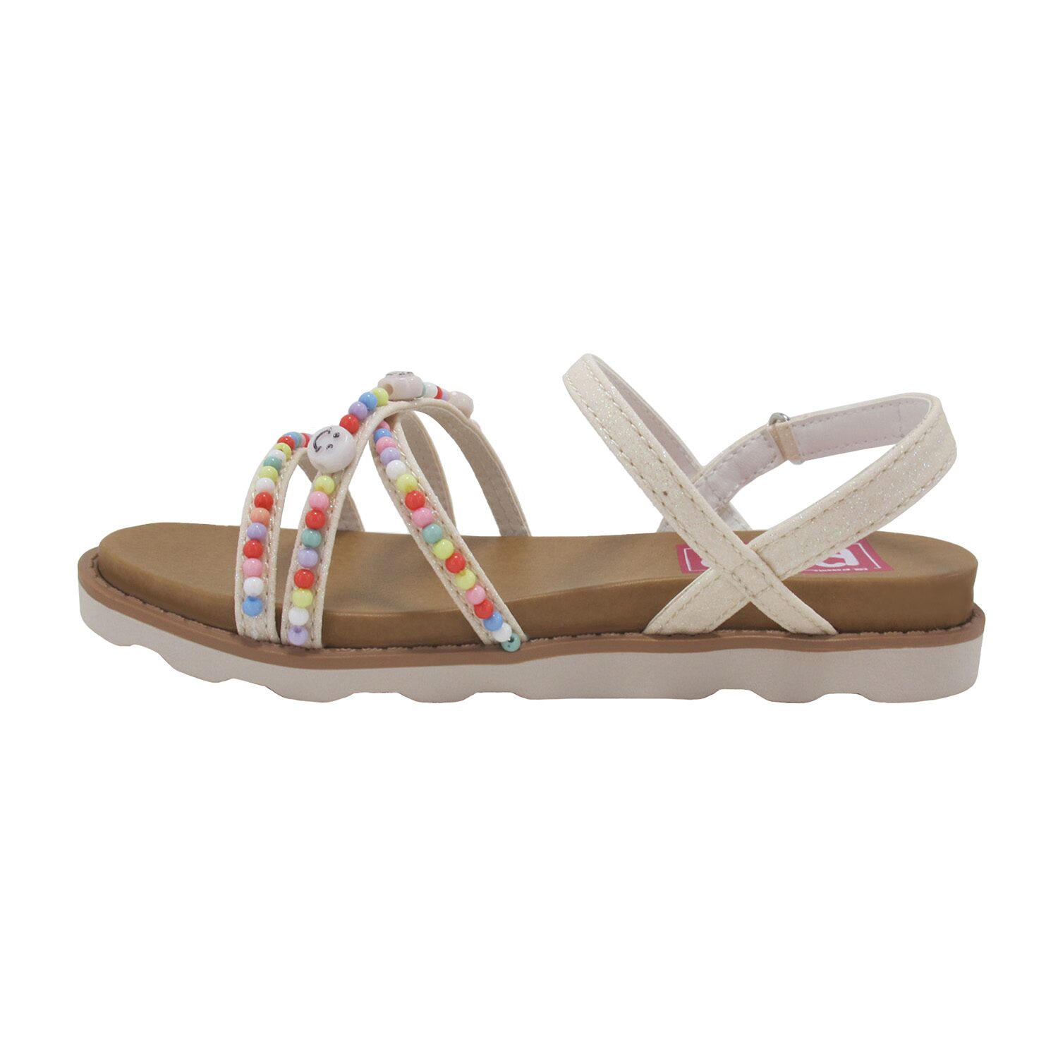 Pop Osana Little & Big Kid Girls Adjustable Strap Footbed Sandals