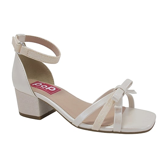 Pop Adana Little & Big Kid Girls Square Open Toe Block Heel Pumps
