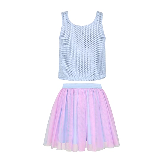Lilt Little Girls Knit 2-pc. Skirt Set