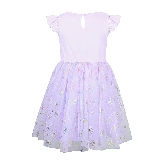 Lilt Little Girls Flutter Sleeveless A-Line Dress