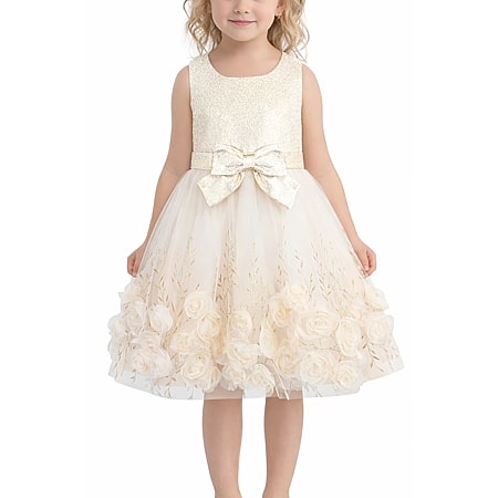 Speechless Little Girls Sleeveless Fit + Flare Dress, Color: Pink