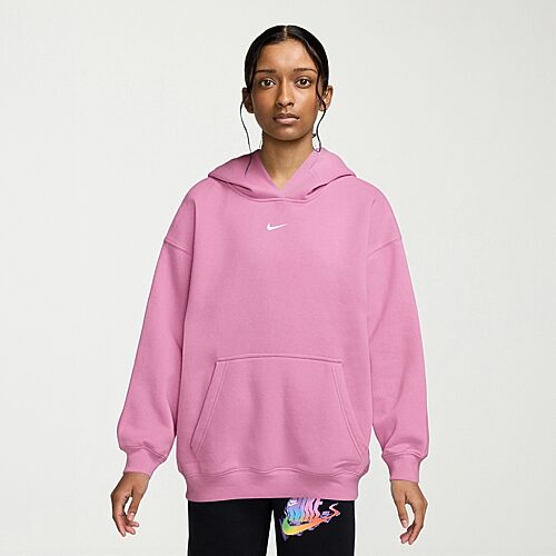 Nike Studio Big Kid Girls Long Sleeve Fleece Active Hoodie, Medium, Purple