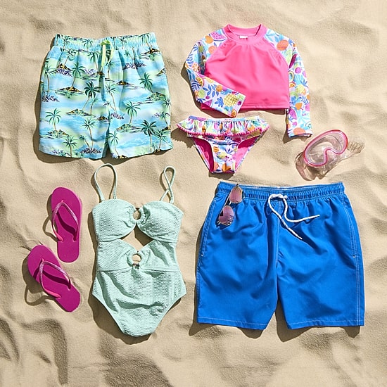 Thereabouts Little & Big Kid Boys Swim Trunks