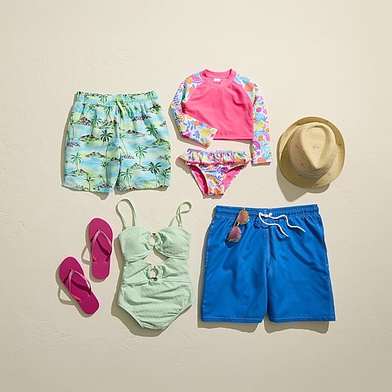 Thereabouts Little & Big Kid Boys Swim Trunks