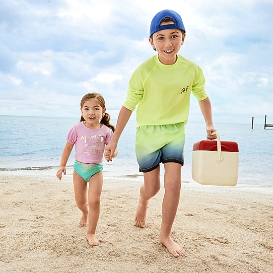Thereabouts Little & Big Kid Boys Tie Dye Swim Trunks