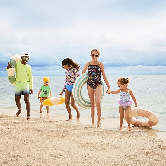 Thereabouts Little & Big Kid Boys Tie Dye Swim Trunks