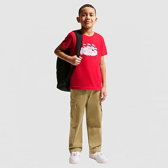 Nike Big Kid Unisex Crew Neck Short Sleeve Regular Fit Graphic T-Shirt