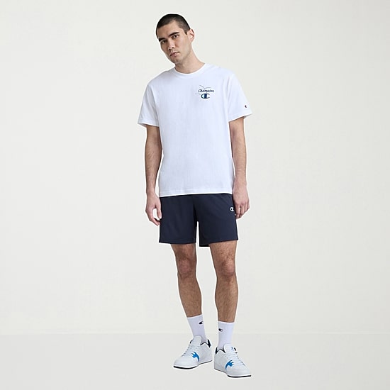 Champion Mens Crew Neck Short Sleeve Regular Fit Graphic T-Shirt