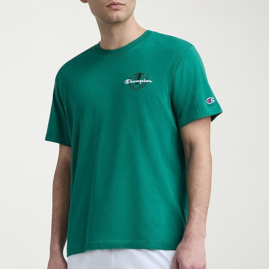 Champion Mens Crew Neck Short Sleeve Regular Fit Graphic T-Shirt