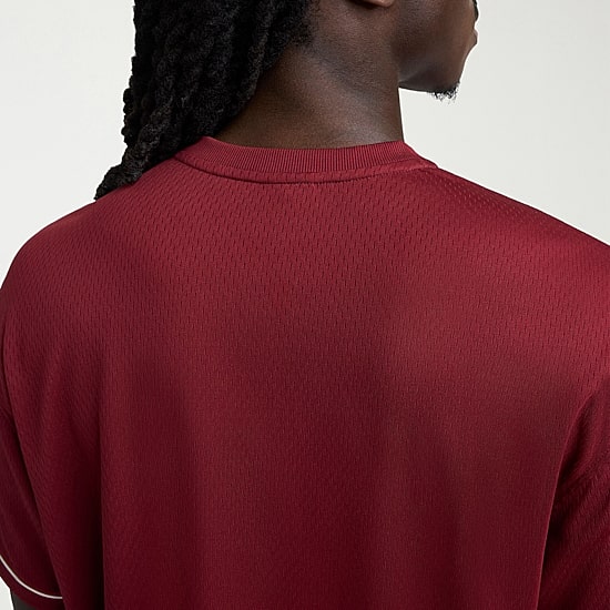 Champion Mens Short Sleeve Regular Fit Henley Shirt