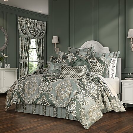 Queen Street Anzalone 4-pc. Midweight Comforter Set, Color: Spa