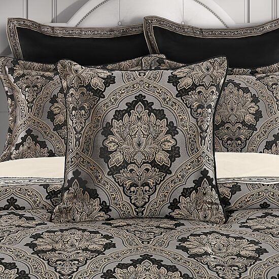 Five Queens Court Hawthorne Square Throw Pillow