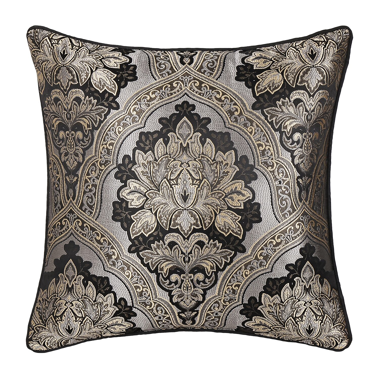 Five Queens Court Hawthorne Square Throw Pillow