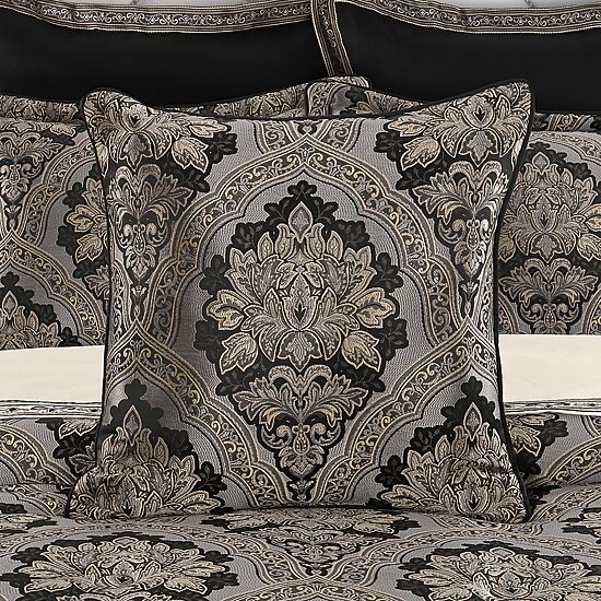 Five Queens Court Hawthorne Square Throw Pillow