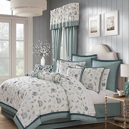 Queen Street Brookside 4-pc. Embellished Comforter Set