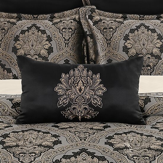 Five Queens Court Hawthorne Rectangular Throw Pillow
