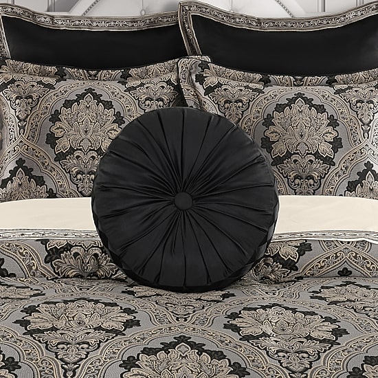 Five Queens Court Hawthorne Round Throw Pillow