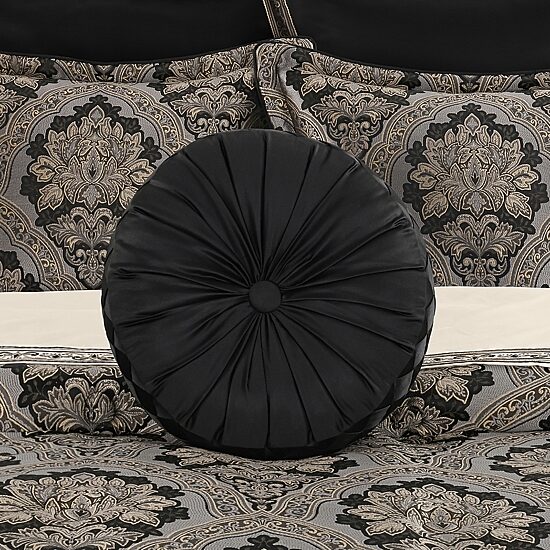 Five Queens Court Hawthorne Round Throw Pillow