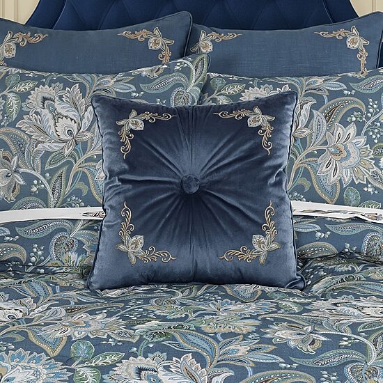 Five Queens Court Marietta Square Throw Pillow