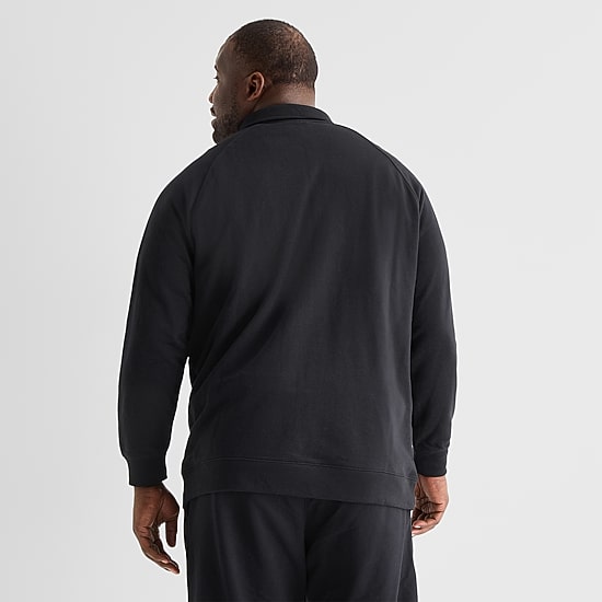 Xersion Mens Long Sleeve Active Big and Tall Quarter-Zip Pullover
