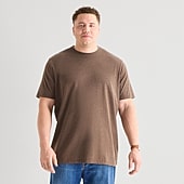 St. John's Bay Super Soft Mens Crew Neck Short Sleeve Quick Dry Big and Tall T-Shirt