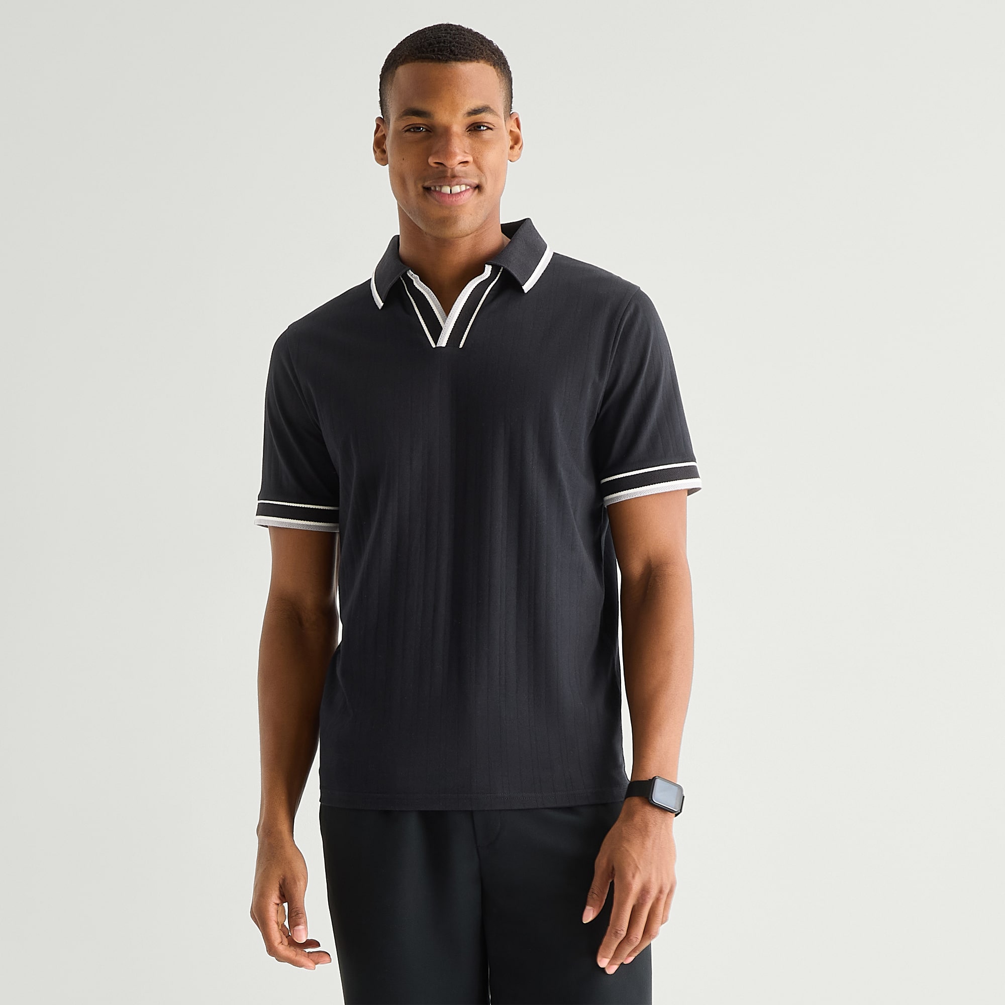 Stylus Mens Regular Fit Short Sleeve Polo Shirt