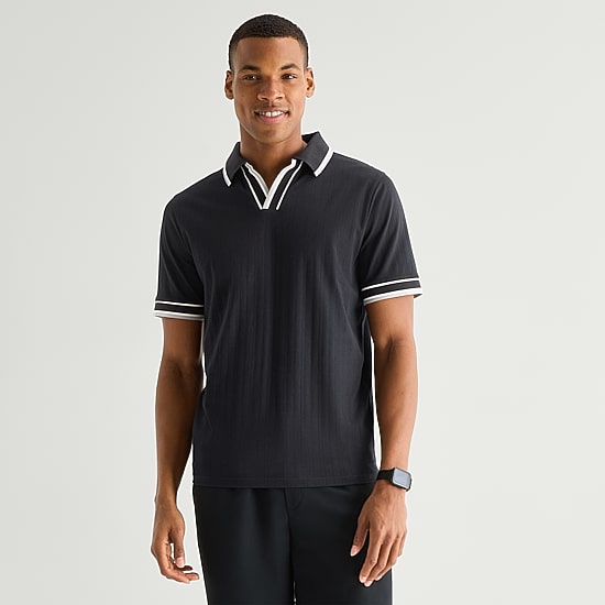 Stylus Mens Regular Fit Short Sleeve Polo Shirt