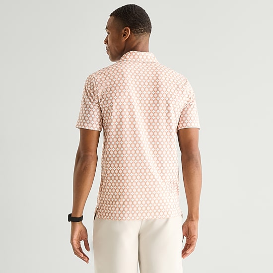Stylus Mens Fitted Short Sleeve Polo Shirt