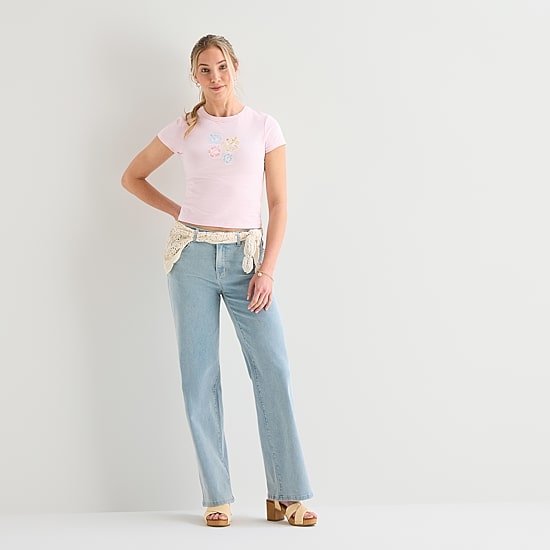 Forever 21 Womens Juniors Loose Fit Jean