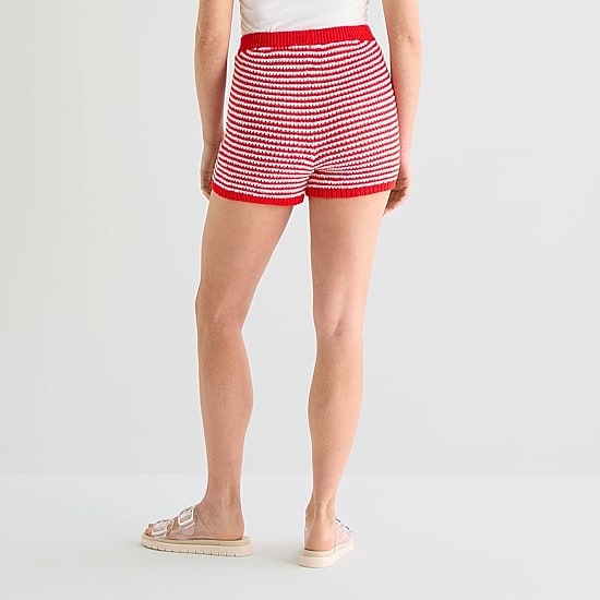 Forever 21 Womens High Rise Juniors Pull-On Short
