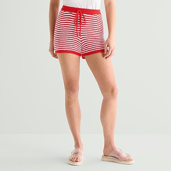 Forever 21 Womens High Rise Juniors Pull-On Short