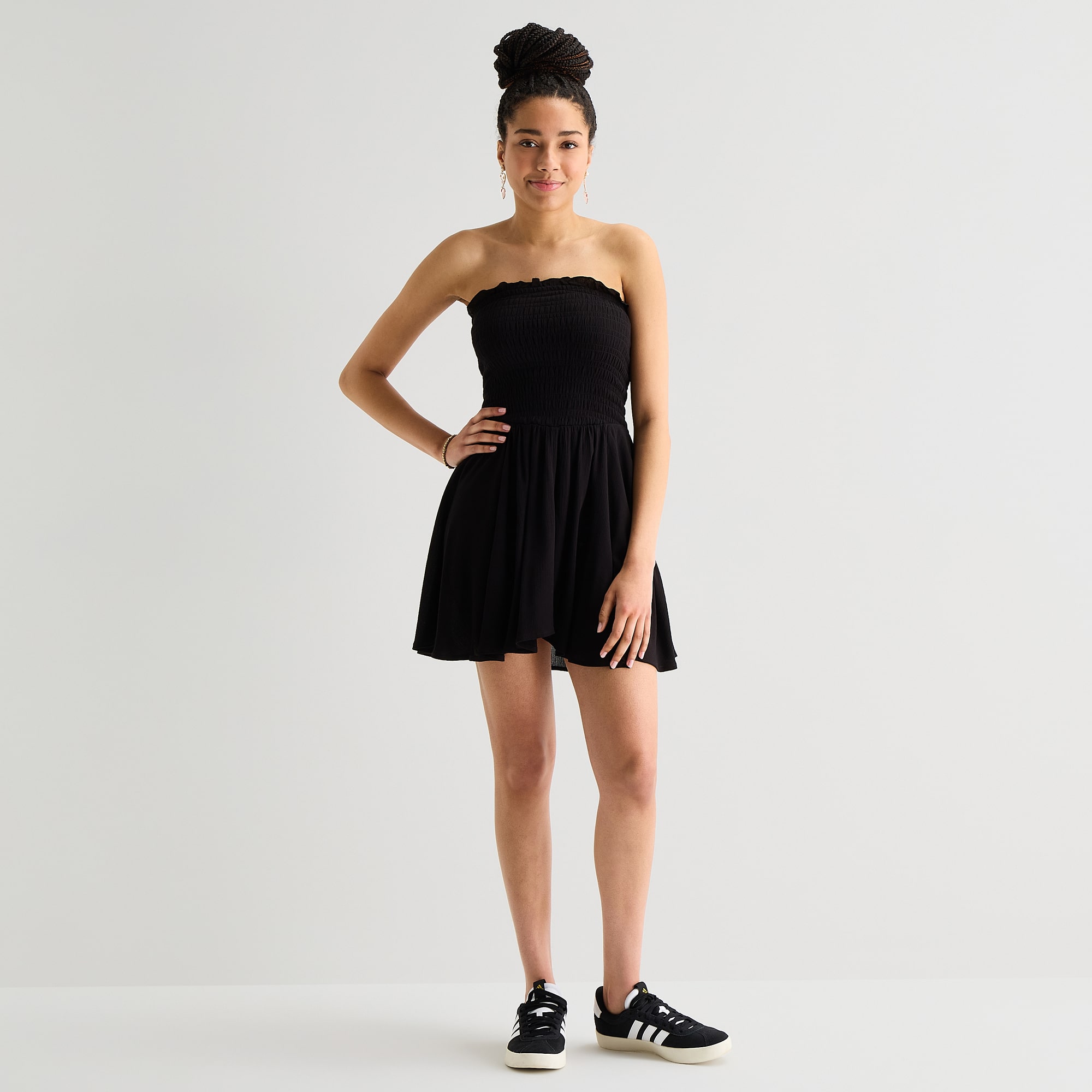 Arizona Womens Sleeveless Juniors Romper