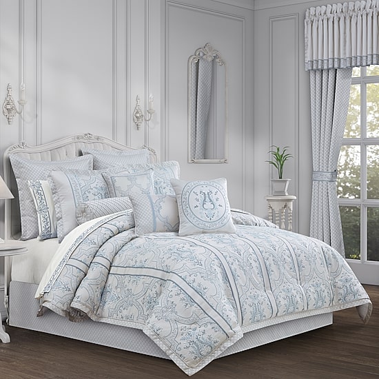 Queen Street Bellfield 4-pc. Embellished Comforter Set