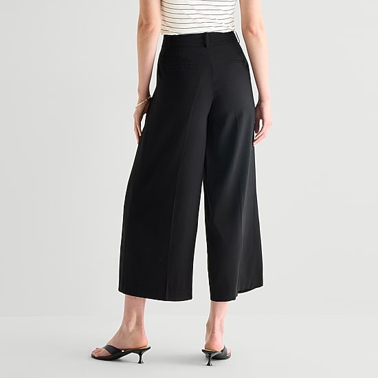 Worthington Womens Cropped Everyday Pant