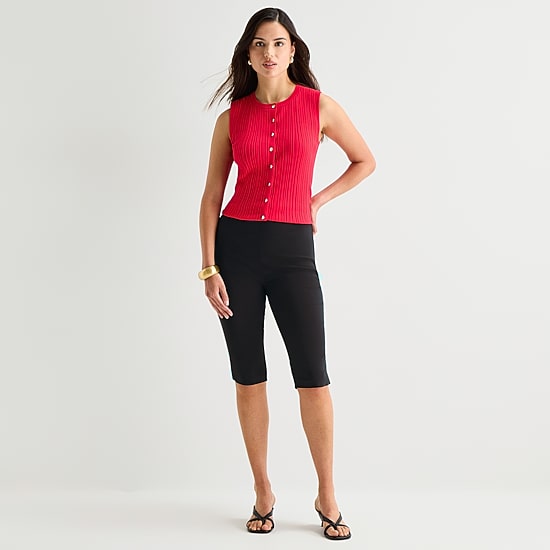 Bold Elements Womens Straight Capri Pant