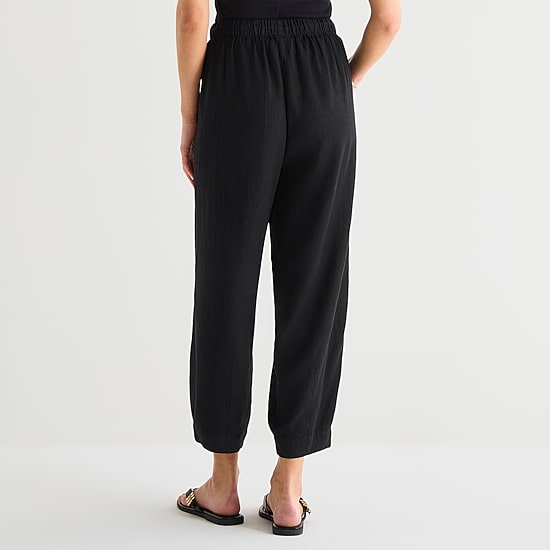 A.N.A Womens Linen Ankle Balloon Pant