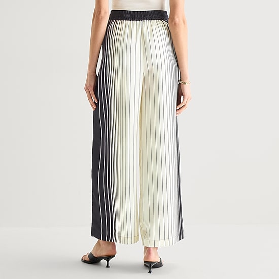 Worthington Womens Wide Leg Mid Rise Trouser