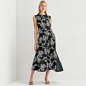 Worthington Womens Midi Full Skirt