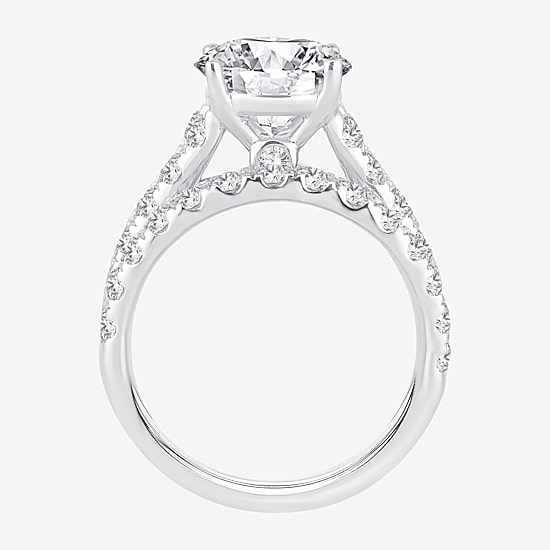 Signature By Modern Bride (H-I / Si1-Si2) Womens 5 CT. T.W. Lab Grown White Diamond 14K Gold Round Bridal Set