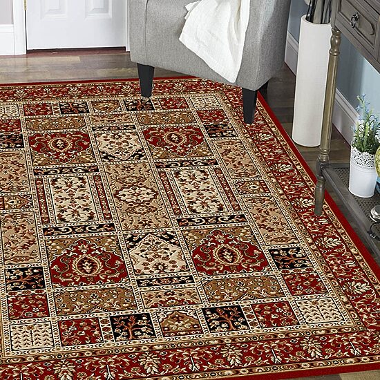 Radici Como Panel Kerman Rectangular Accent Rug