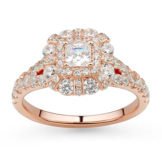 Limited Quantities! Womens 1 1/2 CT. T.W. Natural White Diamond 14K Gold Engagement Ring