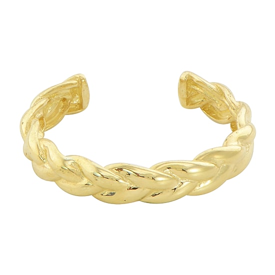 Adjustable 10K Gold Adjustable Toe Ring
