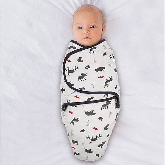 The Peanutshell Plaid Woodland 3-pc. Swaddle Blanket