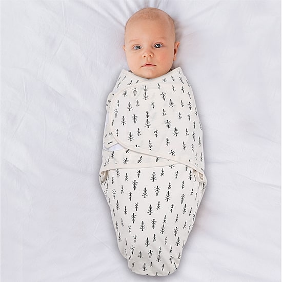 The Peanutshell Plaid Woodland 3-pc. Swaddle Blanket