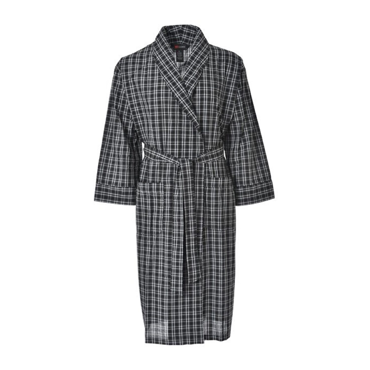 Hanes Mens Mid Length Long Sleeve Robe