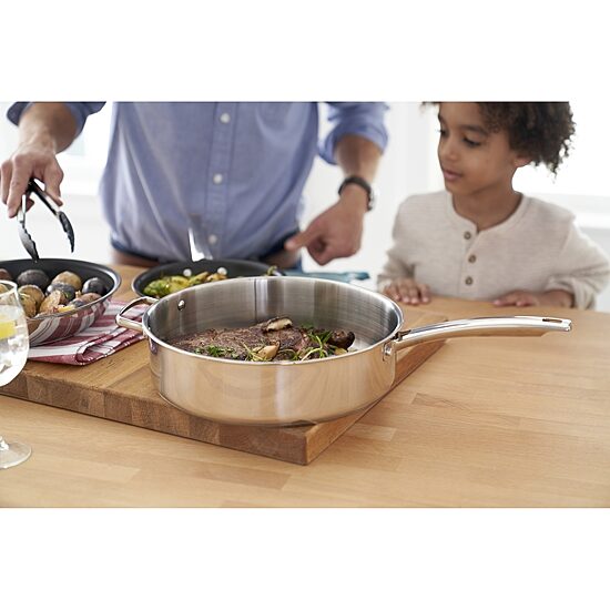 Cooks Stainless Steel 5-qt. Deep Saute Pan