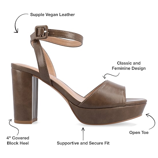 Journee Collection Womens Nairri Heeled Sandals