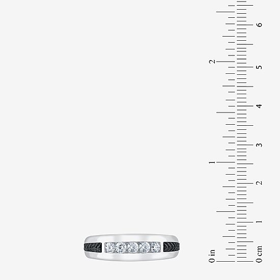 (G / Si2) Mens 1/2 CT. T.W. Lab Grown White Diamond 10K Gold Wedding Engagement Ring